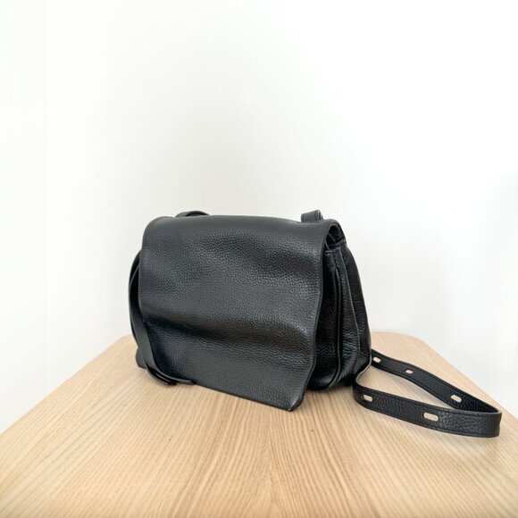 Kara leather flap crossbody - Picture 1 of 6